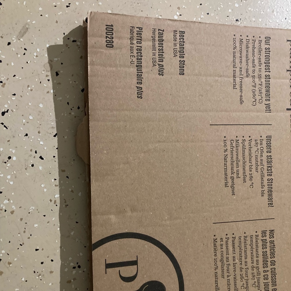 Pampered Chef Rectangle Stone